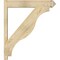 Ekena Millwork Funston Rough Sawn Arts and Crafts Outlooker, Douglas Fir, 6"W x 30"D x 34"H OUT06X30X34FST03RDF - alternate 2